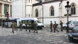 Hrvatska vojska na Markovom trgu
