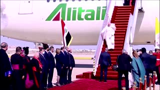 Pope Francis arrives in Iraq for historic visit