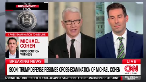 Anderson Cooper Says Trump Defense 'Cornered' Michael Cohen On Witness Stand