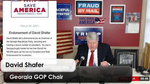 David Shafer Discusses His Endorsement from Trump