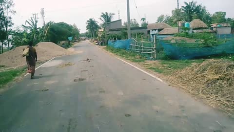 Indian Road and Cow and Tractor ।। 🐃🚜 ।।
