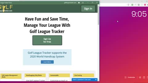 "Install" Golf League Tracker as an Application on your Desktop