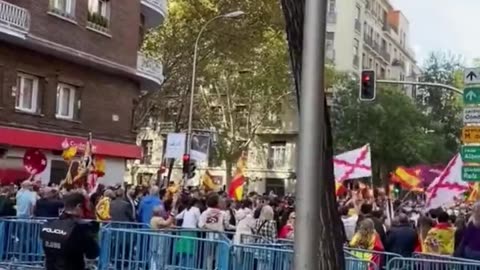 "Spain is Christian, not Muslim", shout the Spanish patriots.