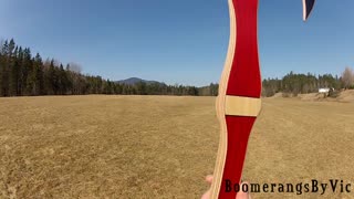 First ever returning boomerang battleaxe