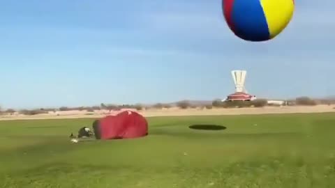 Insane Paragliding Stunt