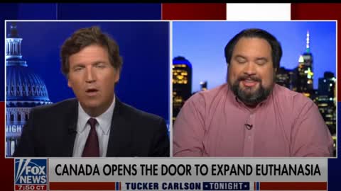 Tucker Carlson Canadian healthcare now Canadian murderers, Killing patients when they have hearing loss or PTSD now. Nazi eugenics murder going on in Canada right now. Mad scientist doctors butchering people, Nazi health care alive and well in Canada. Naz