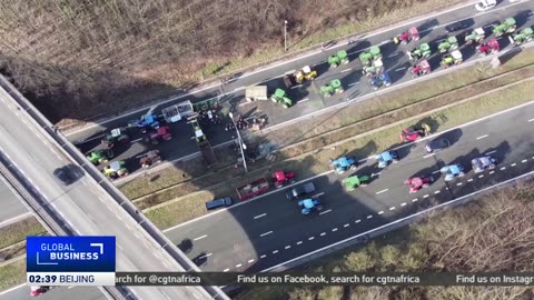 Farmers in Belgium hold protests against EU regulations