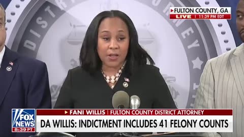 A breathless Fani Willis attempts to explain the Georgia indictment