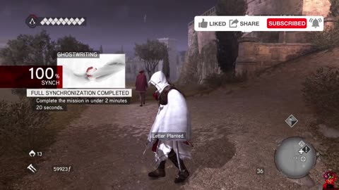 Assassin Creed Brotherhood Mission 37 An Apple A Day 100%