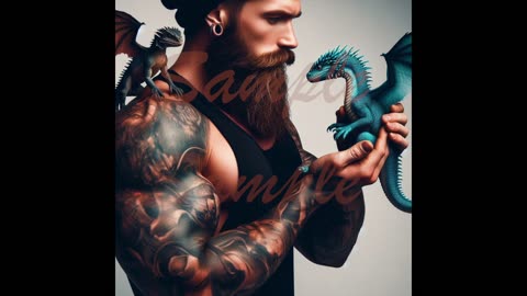 Man Holding Dragon #1