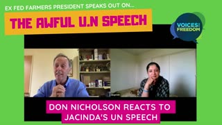 Don Nicholson Reacts To Jacinda's UN Speech