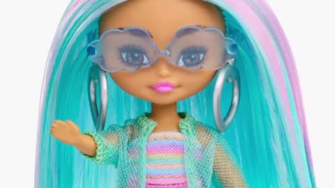 "Barbie Extra Itty Bitty Tini Mini Blue Hair"Adorable Come See🖤💙💎🎶🎤💫