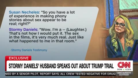 Stormy Daniels’ husband tells CNN if Trump is found not guilty, they will ‘vacate this country’