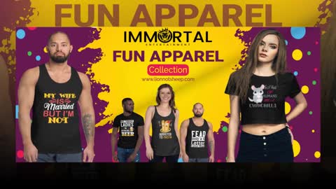 Tickets, Marketing and Apparel. All Available at Immortal Entertainment