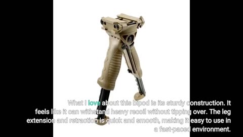 Skim Reviews: Rail Mount Bipod with Side Picatinny Weaver Rail for Flashlight/Optic,Multi-use H...