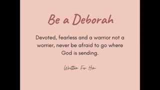 011124 Word From God Awake Deborah’s – Sarah L Aldrich