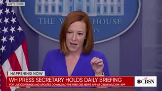 Psaki: "We are at this point because we've made progress in the economy."