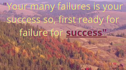 Your many failure is your success--- | Be Inspire...