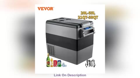 Best Seller VEVOR 20L 22L 35L 45L 55L Car Refrigerator Mini Fr