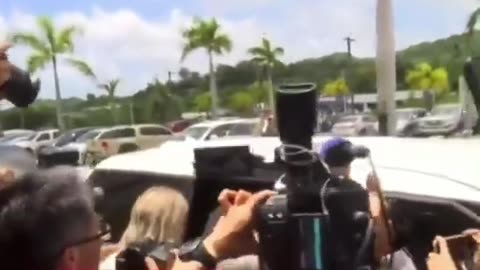 Julian Assange walks out of court in Saipan as a free man