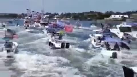 Biden Boat Parade versus President Trump's Boat Parade