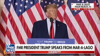 President Trump Announcement for Candidacy for 2024 POTUS