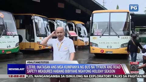 LTFRB, inatasan ang mga bus company na tiyakin ang road safety measures habang magbibiyahe