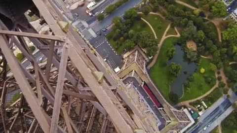 Climbing the Eiffel Tower without Permission 🇫🇷