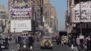 New York City, 1930s In Color