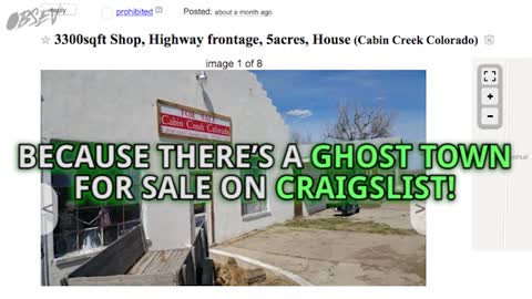 Ghost Town For Sale On Craigslist For $350,000