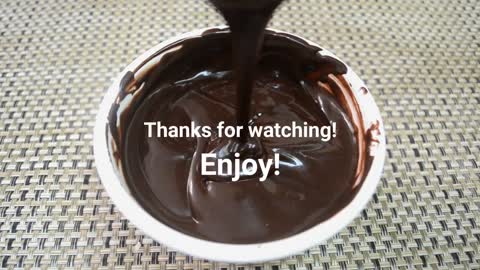 Homemade Chocolate Sauce.