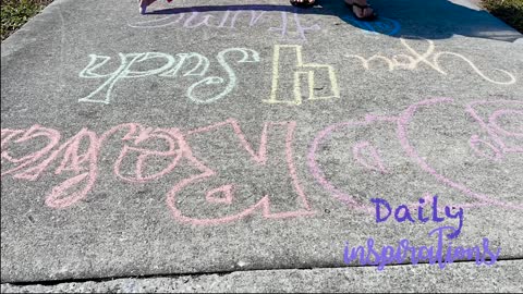 Daily Sidewalk Chalk Inspiration