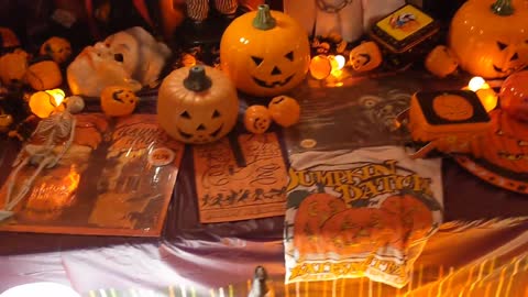 Vintage Halloween House 2020 Display