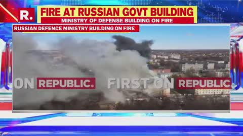 Russia- Massive Fire At NII-2 Building Of Russian Ministry Of Defence In Tver; Watch