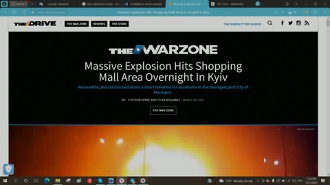 Explosions in Kiev / Kyiv Ukraine March 21st 2022 - PART 1 - curious details