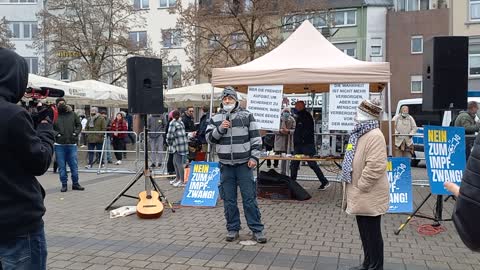 Kundgebung gegen Corona Impfzwang, Trier, 2021.12.18