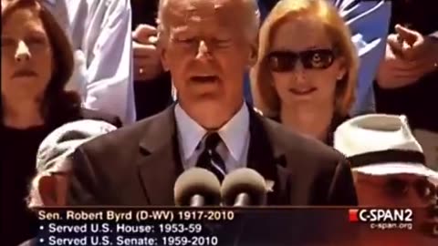 Joe Biden Delivers eulogy to Robert Bird Grand Cyclops of KKK