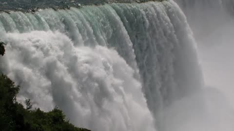 Niagara Falls displays immense power