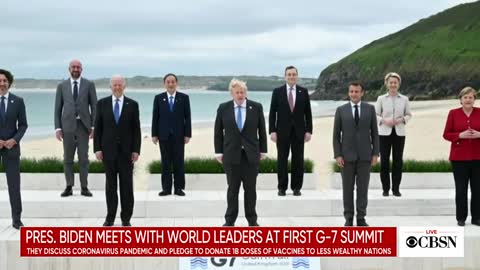 President Biden meets with world leaders at first G7.mp4