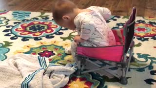 New Chair Gives Girl a Lesson in Coordination