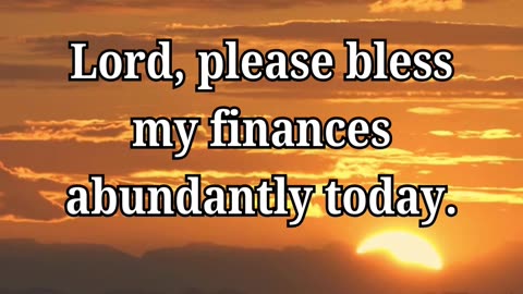 Abundance Prayer, because Prayer changes things.