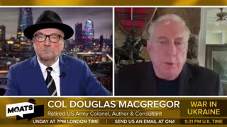 George Galloway with Col. MacGregor - MOATS 20230920