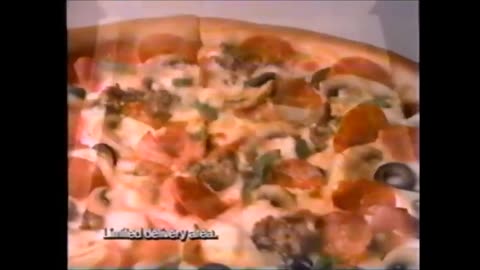 August 3, 1986 - Classic Domino's Pizza Commercial