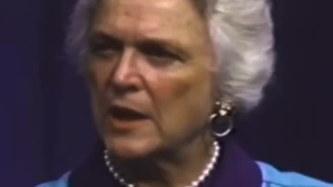 a Very Nice Video of Former 1st Lady Barbara Bush 1980 presidential race