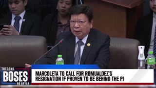 Rep. Marcoleta vows to seek Romualdez's resignation