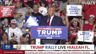 PRESIDENT DONALD TRUMP IN HIALEAH, FLORIDA!