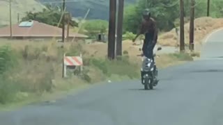 Scooter Rider Has Outstanding Balance