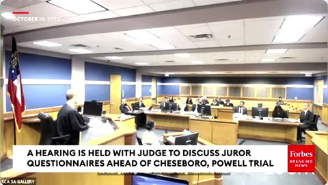 A Hearing Is Held To Discuss And Argue Juror Questionnaires Ahead Of Cheseboro Powell Trial