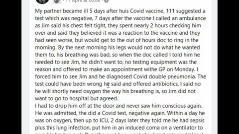 Facebook group vaccine injuries and deaths