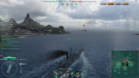 World of Warships random footage 1